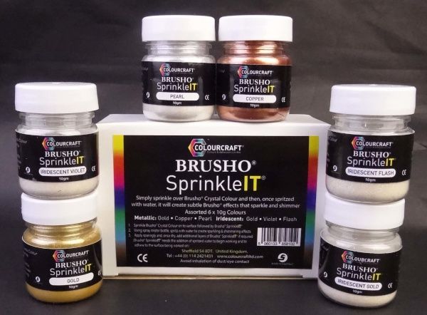 Brusho SprinkleIT (ens. de 6 couleurs)