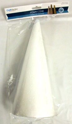 Cône en styromousse 12"x4.3"
