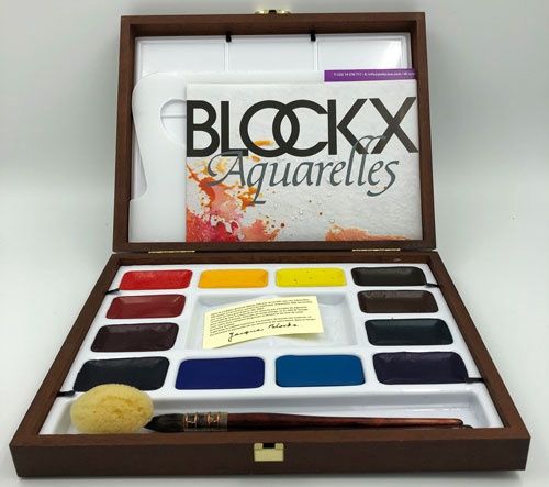 Coffret d'aquarelles de sélection Roland Palmaerts