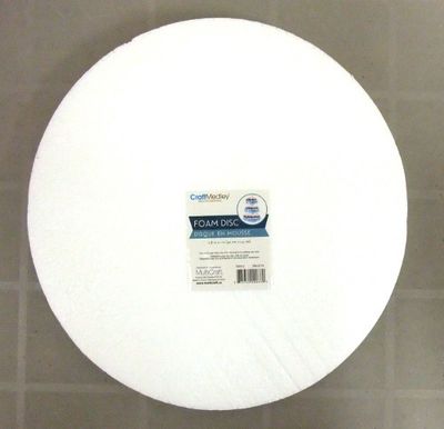 Disque en styromousse 12"x1"