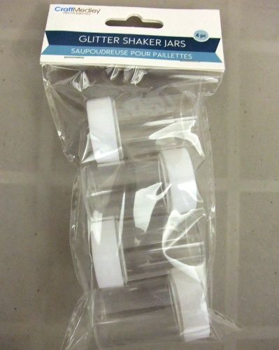 Glitter shaker jars (4) Craft Medley