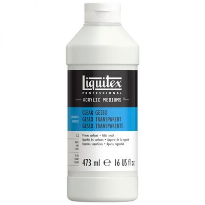 Gesso transparent - 473ml (16 oz) Liquitex