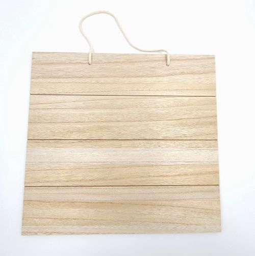 Plaque en style de lamelle 15"X15"