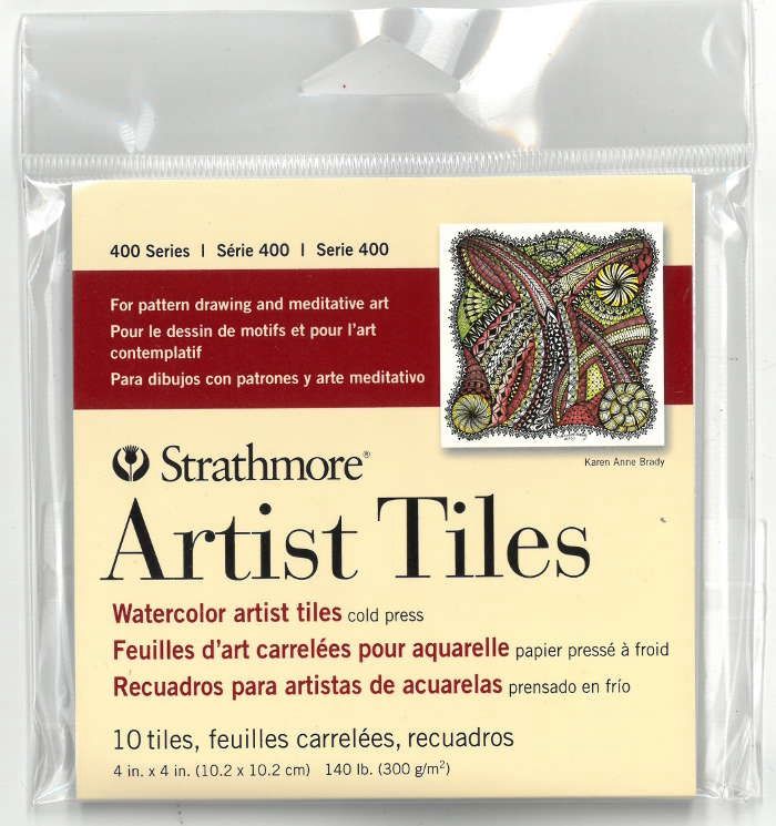 Artist Tiles - Watercolour Pack 4" x 4" (10 tiles) Strathmore