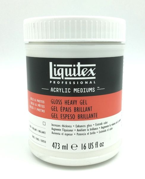 Gloss Heavy Gel Medium - 473ml (16 oz) Liquitex
