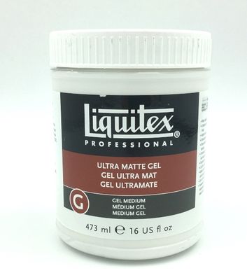 Ultra Matte Gel Medium - 473ml (16 oz) Liquitex