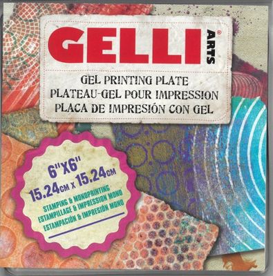Plateau-gel pour impression 6"x6"