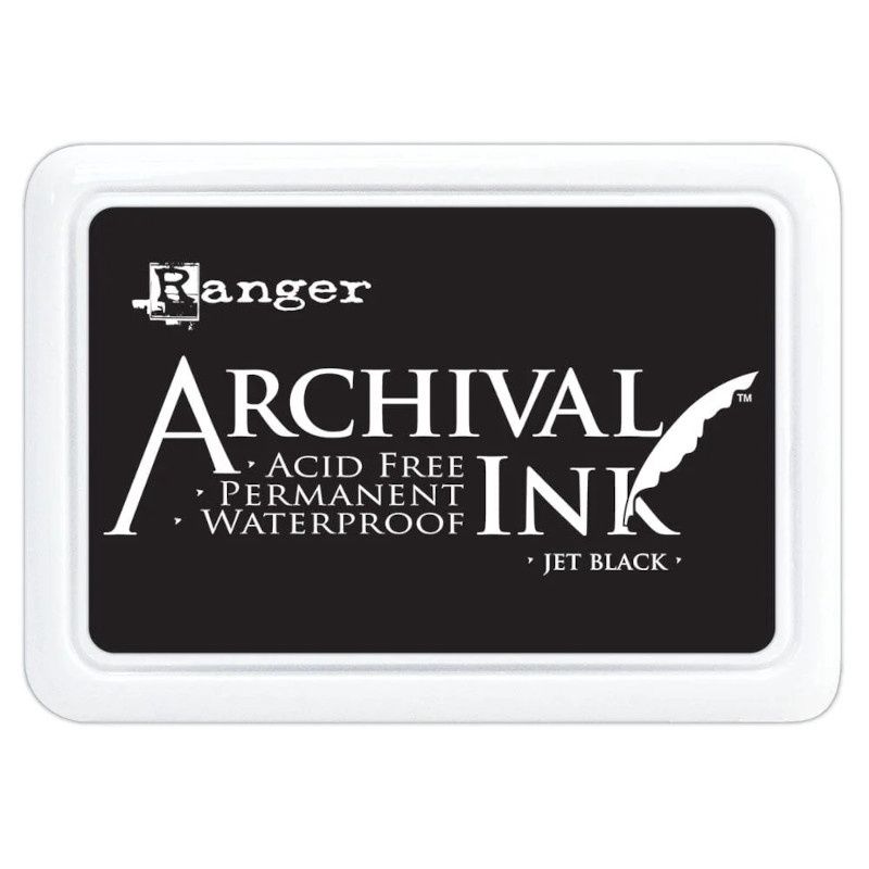 Tampon encreur Archival Ink - Noir - Ranger