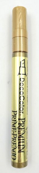 Premium paint marker Gold Chisel tip DecoColor