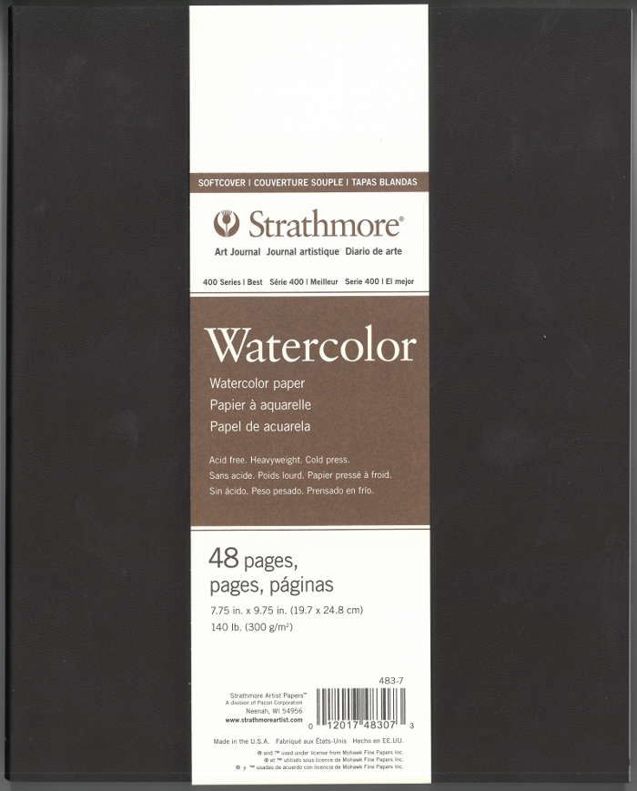 Watercolour Art Journal 7.75 x 9.75 Softcover 400 Series Strathmore