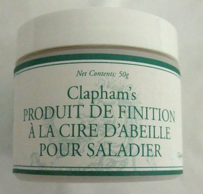 Cire abeille pour saladier 50g Clapham's