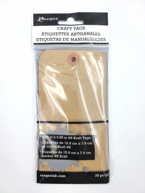 Craft tags 6.25"X3.25" Ranger