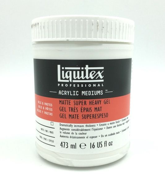 Matte Super Heavy Gel Medium - 473ml (16 oz) Liquitex