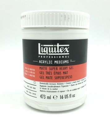Matte Super Heavy Gel Medium - 473ml (16 oz) Liquitex