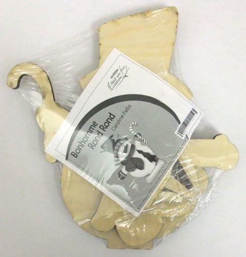 Bonhomme Rond Rond - pièces de bois