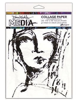 Papiers à collage - Faces (20 feuilles) 7.5"x10" Ranger