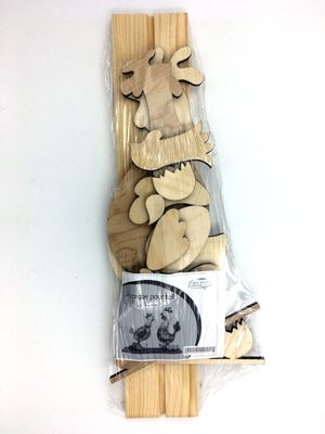 Je craque pour toi! pièces de bois