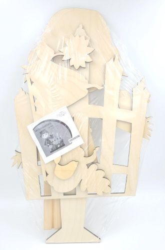 Les épouvantails (girl) wood pieces