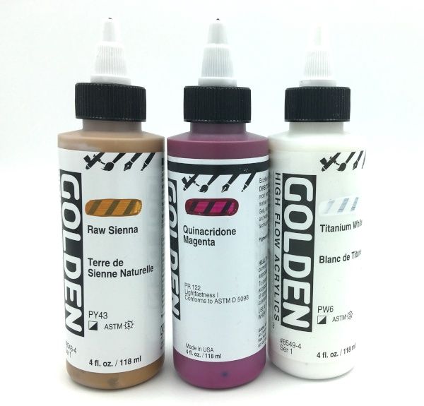 Acrylic High Flow Golden Séries 1 4oz/118 ml