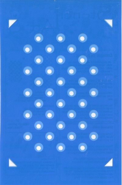 Stencil Polka Dots ST-015
