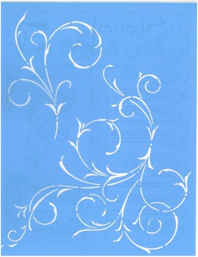 Stencil Swirls ST-009