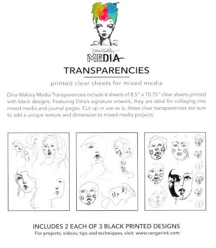 Transparencies - Portrait set 1 - (6 sheets) - 8.5" x 10.75" Ranger