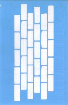 Pochoir Mur de briques ST-032