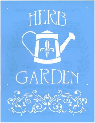 Pochoir Jardin ST-862