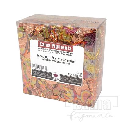 Schabin Metal flakes, Variegated red - Germany, 5g Schabin Metal flakes, Variegated red - Germany, 5g