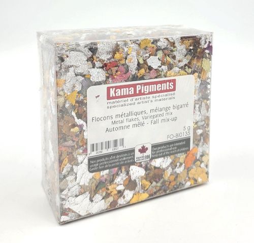 Flocons métalliques, bigarré : automne mêle, 5g