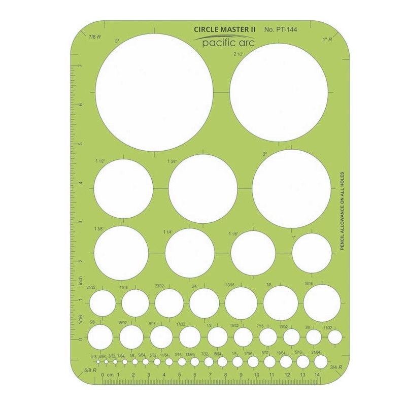 Template guides Circle Master II PT-144 Pacific Arc