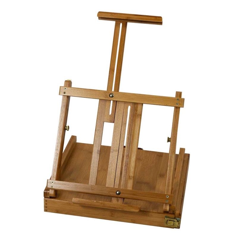 Table Top Box Easel Solid Bamboo Pacific Arc