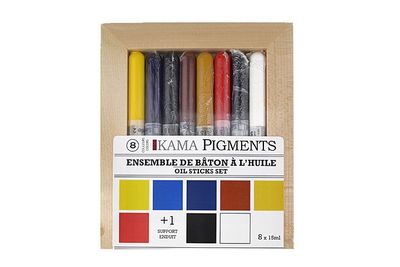 KAMA Prods Assortment: Oil Sticks 8 colours Kama Pigments