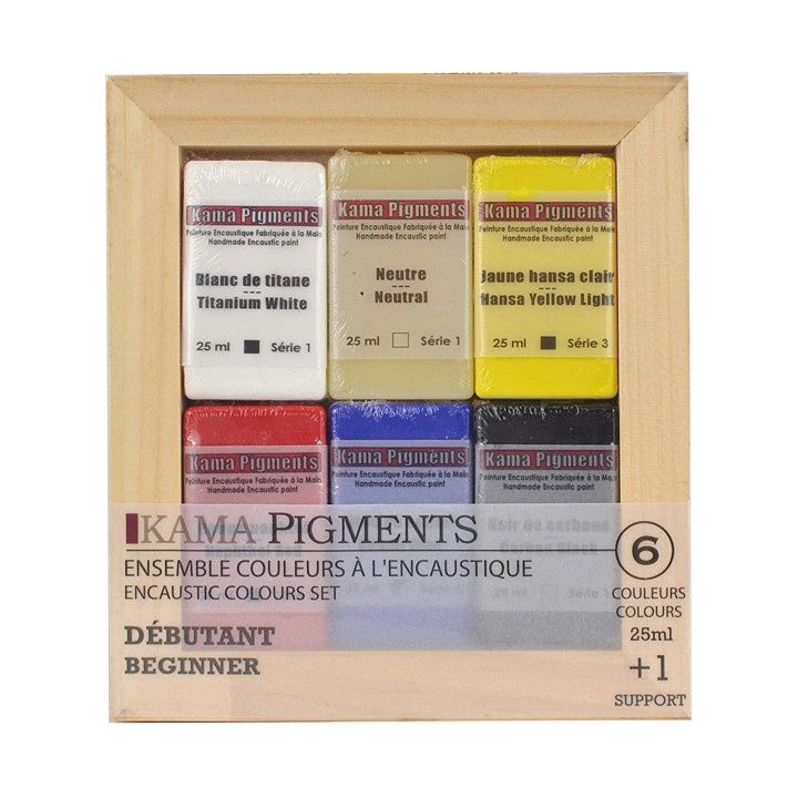 KAMA Prods Assortment: Encaustic Beginer's, 6 colours Kama Pigments