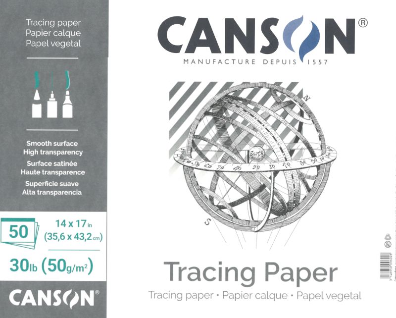 Papier calque 14"x17" Canson