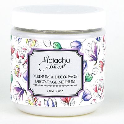 Deco-page medium 8 oz Natacha Créative Deco-page medium 8 oz Natacha Créative