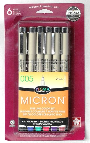 Pens Pigma micron 005 multi archival ink