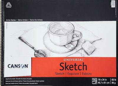 Cahier Universal Esquisse 18X24 Canson
