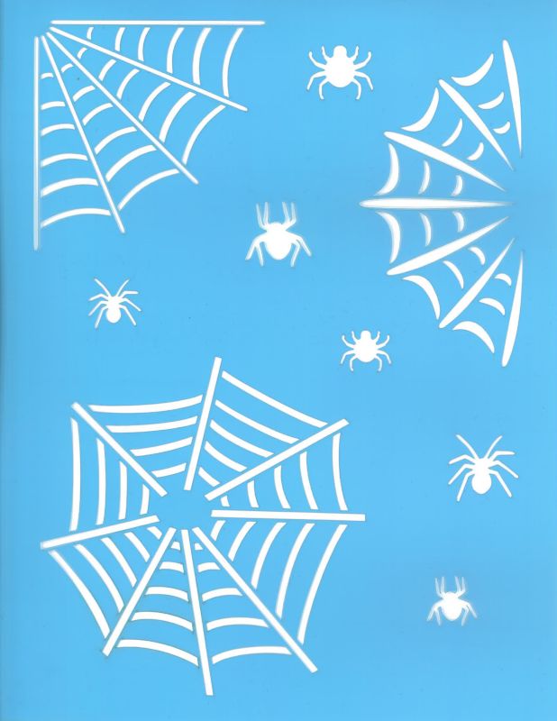 Stencil Spider web st-051