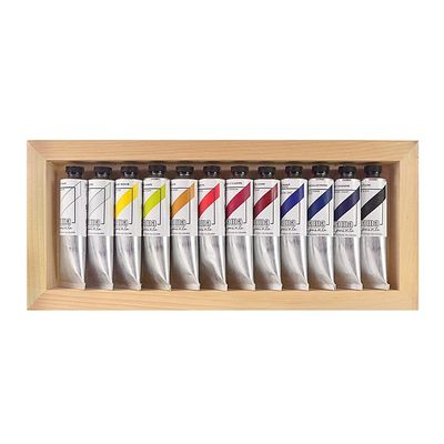 Ensemble de Produits KAMA: Peintures à l'huile 12 couleurs l'Ambassadeur Kama Pigments