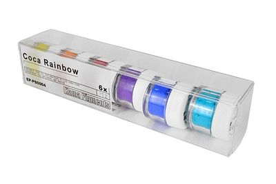 Ensemble pigments secs 7ml, Coca Rainbow 6x7ml Kama Pigments