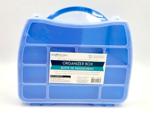 Boîte de rangement 9.8¨x7.3¨x1.6¨ PB802 CraftMedley