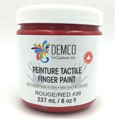 Peinture tactile - 8 oz Rouge