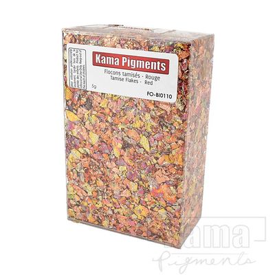 Metal flakes, Variegated mix : Red, 5g Metal flakes, Variegated mix : Red, 5g