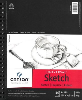 Cahier Universal Esquisse 9"x12" Canson