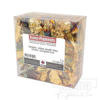 Schabin Metal flakes, Variegated blue - Germany, 5g Schabin Metal flakes, Variegated blue - Germany, 5g