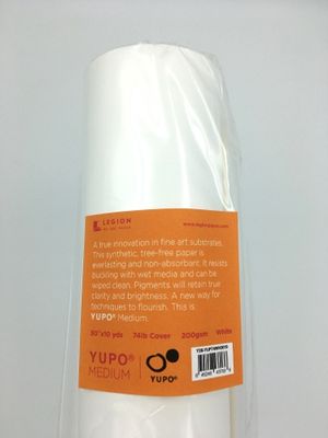 Rouleau de papier Yupo blanc 74 lbs 30"x10 verges