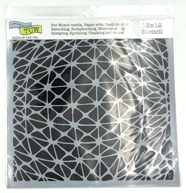 Stencil Geo Netting 12"x12" TCW901