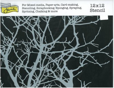 Pochoir Arbres 12"x12" TCW208