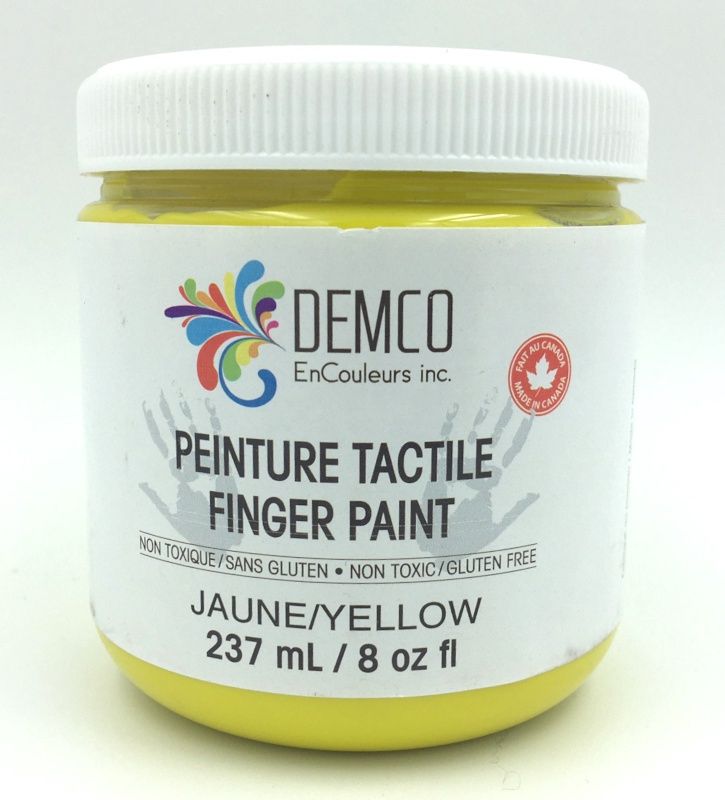 Peinture tactile - 8 oz Jaune